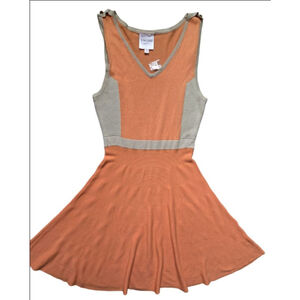 Women's Romeo & Juliet Couture Dress Size M Orange Beige